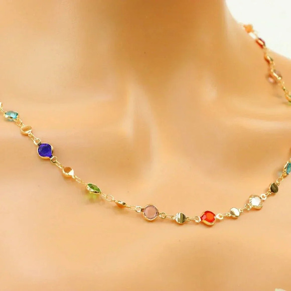 Minimalist Necklace, Sleek & Modern Design, Women’s Fashion, YC110464-N - Picture 5 of 10